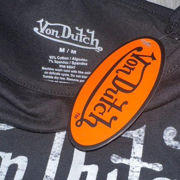 Von Dutch Elegant Black Long Sleeve Dress - Picture 4 of 4